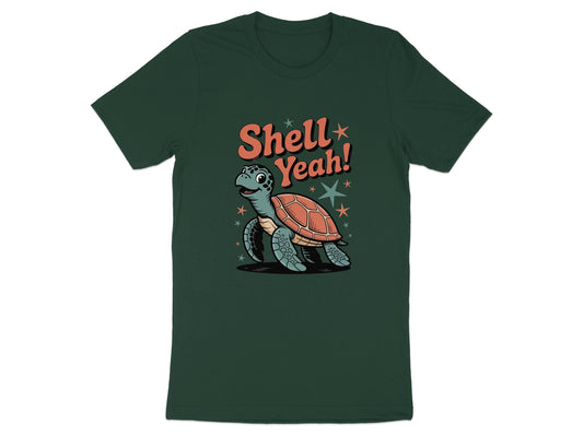 Shell Yeah Graphic Turtle Design T Shirt product