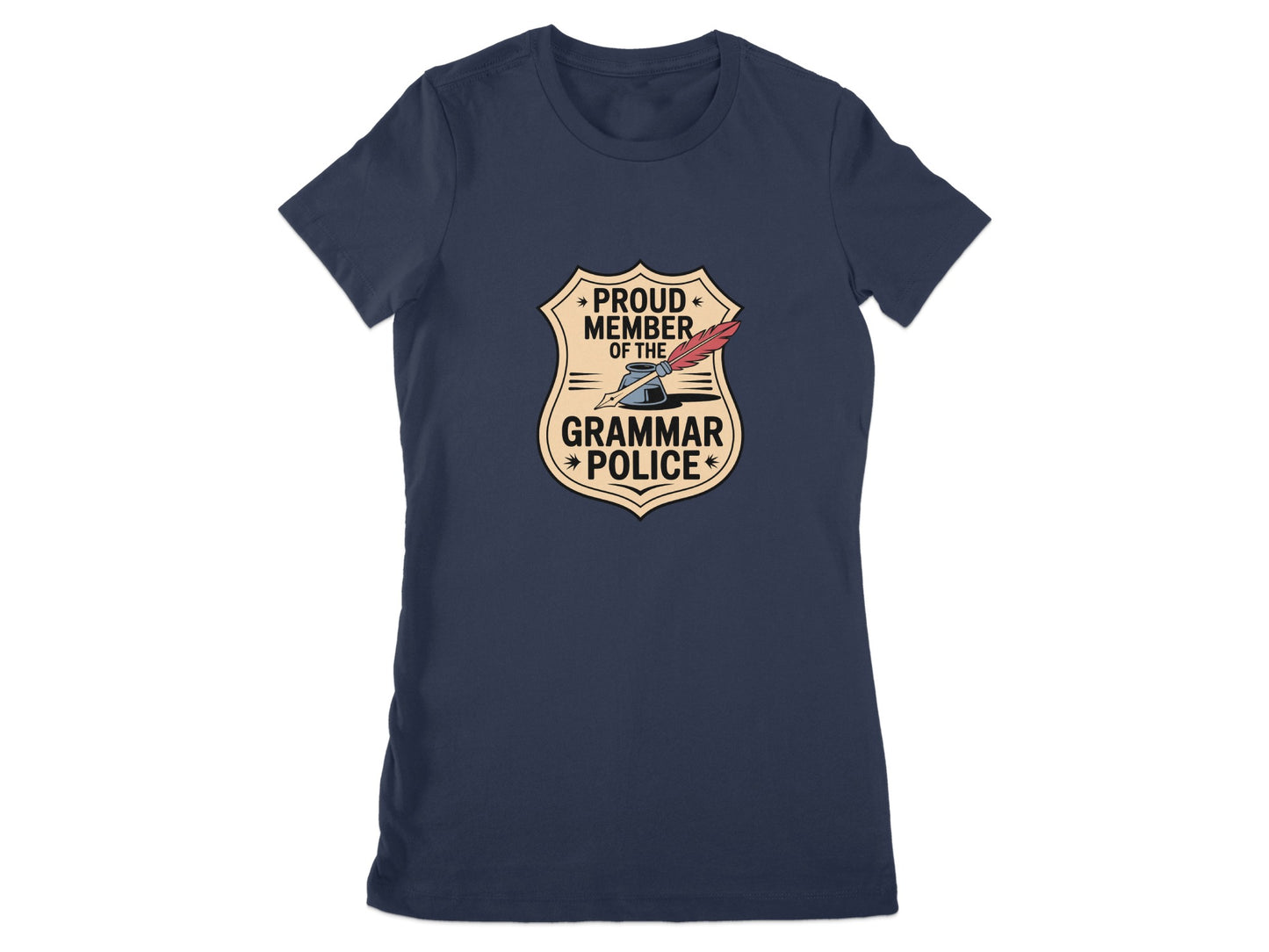 Proud Member of The Grammar Police Graphic T-Shirt