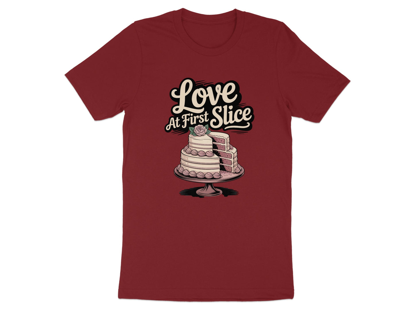 Love At First Slice Graphic Tee Shirt product