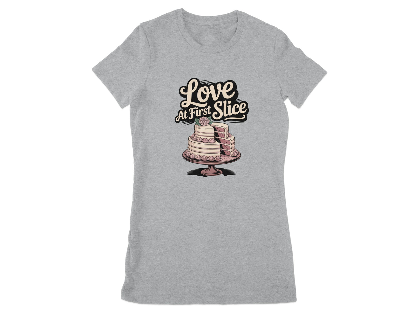 Love At First Slice Cake Graphic T-Shirt product