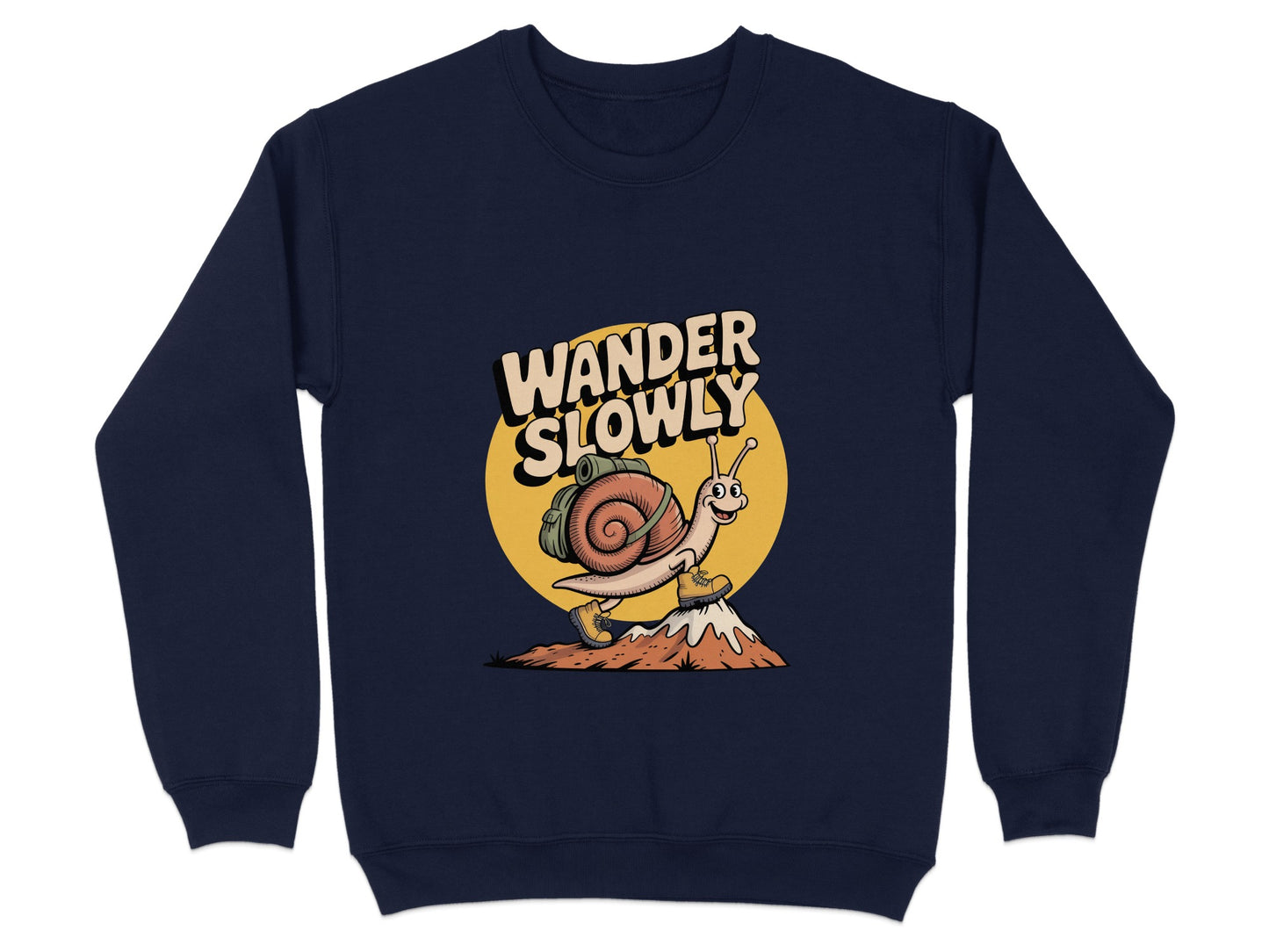 Wander Slowly Graphic Print Sweatshirt product type