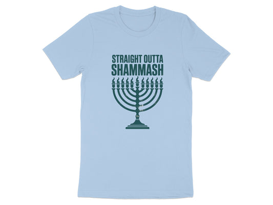 Straight Outta Shammash Menorah T-shirt product