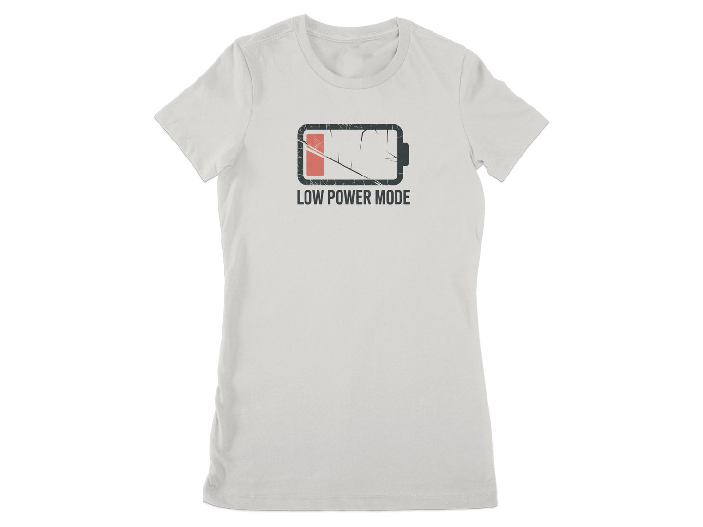 Low Power Mode Battery Design Graphic T-shirt Product