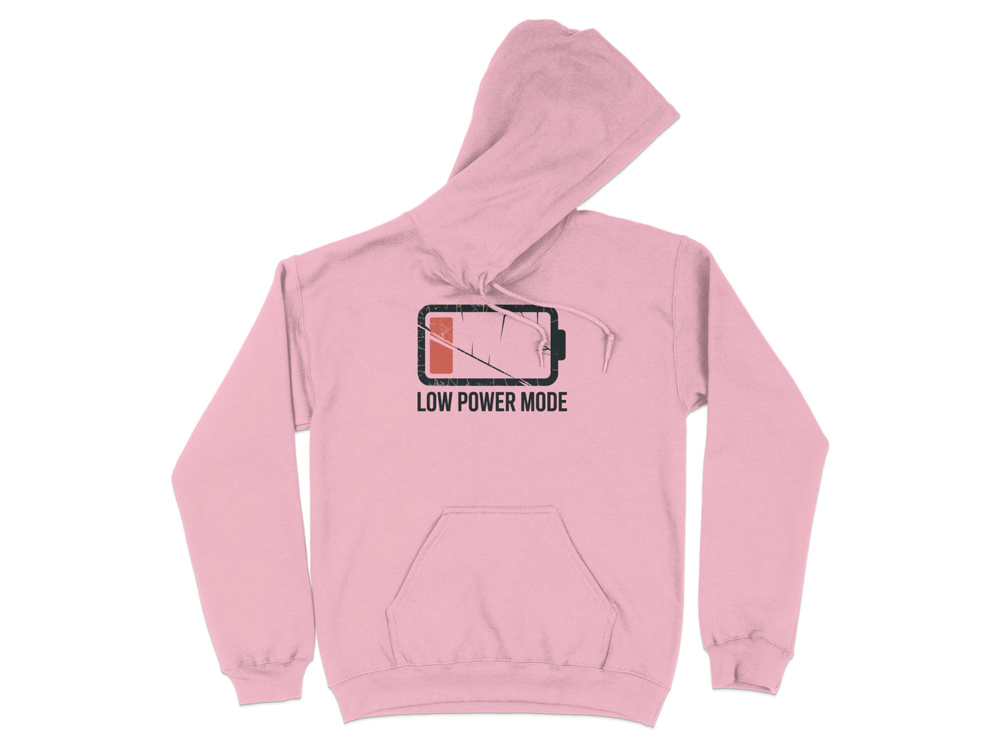 Low Power Mode Battery Design Hoodie Product