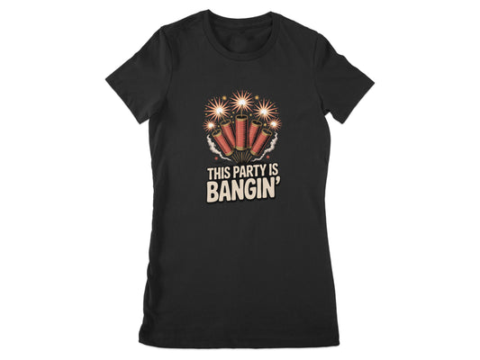 This Party is Bangin' Graphic T-Shirt product type