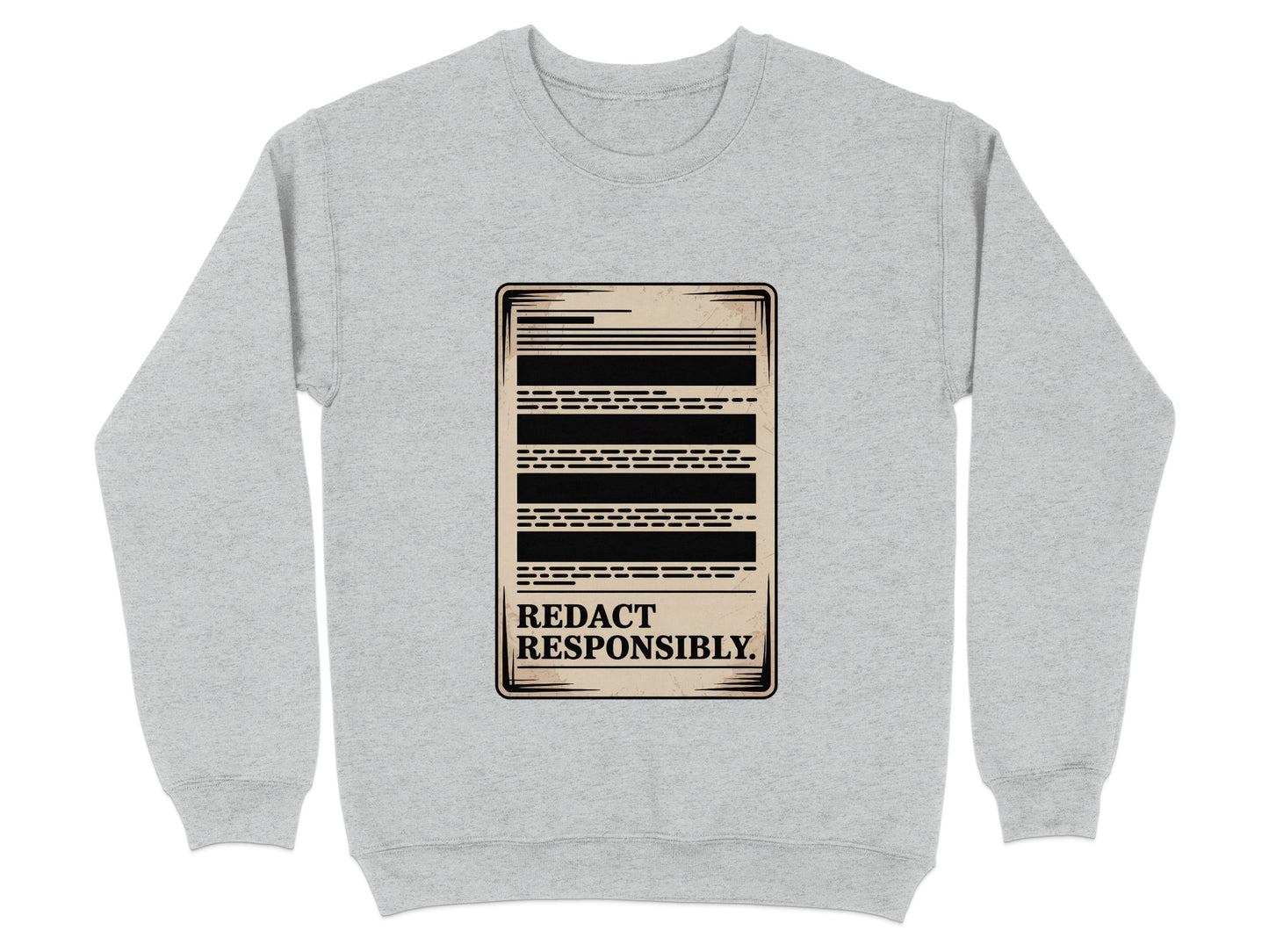 Redact Responsibly Graphic Print Sweatshirt product