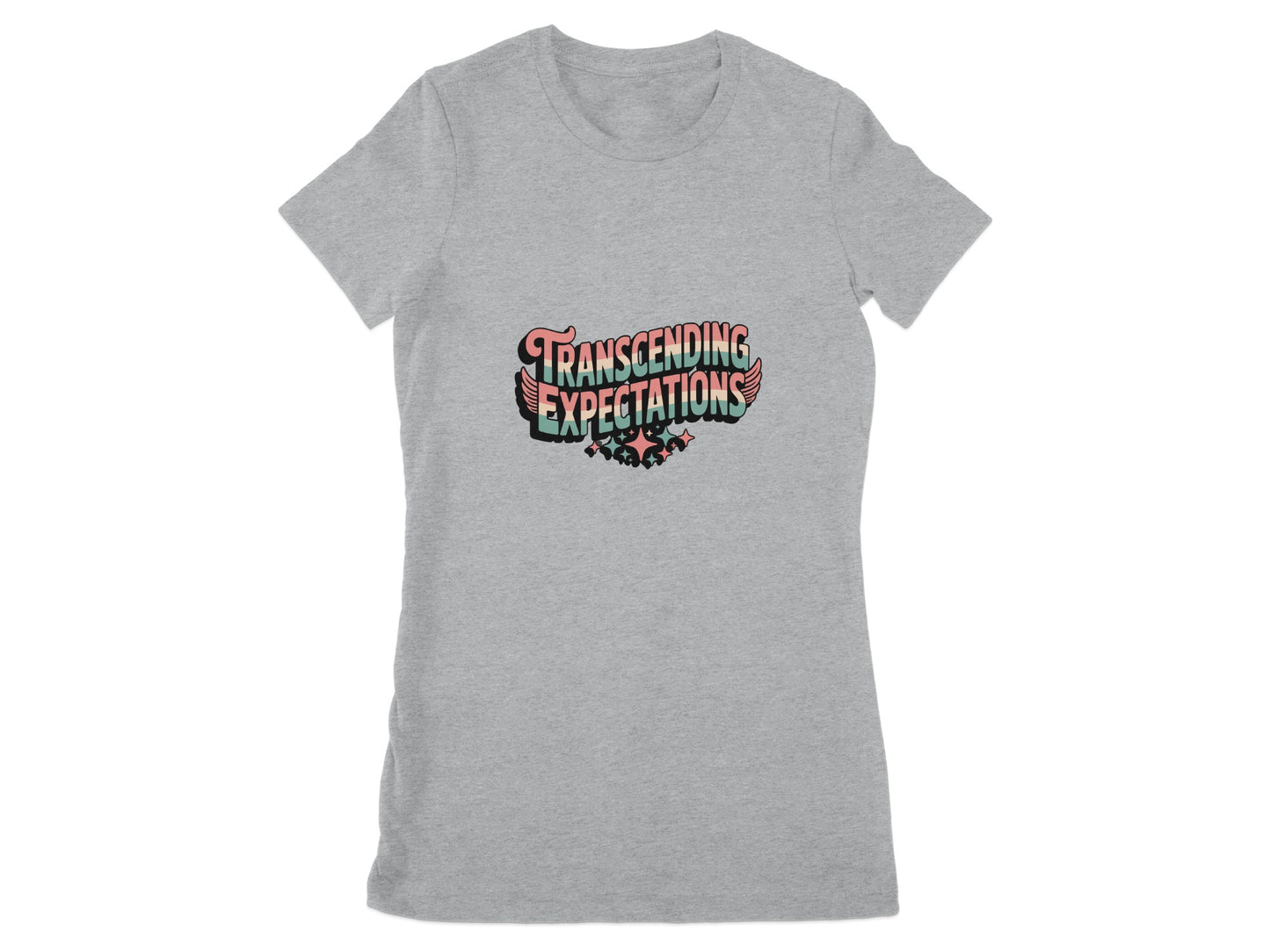 Transcending Expectations Graphic Grey T-shirt product type