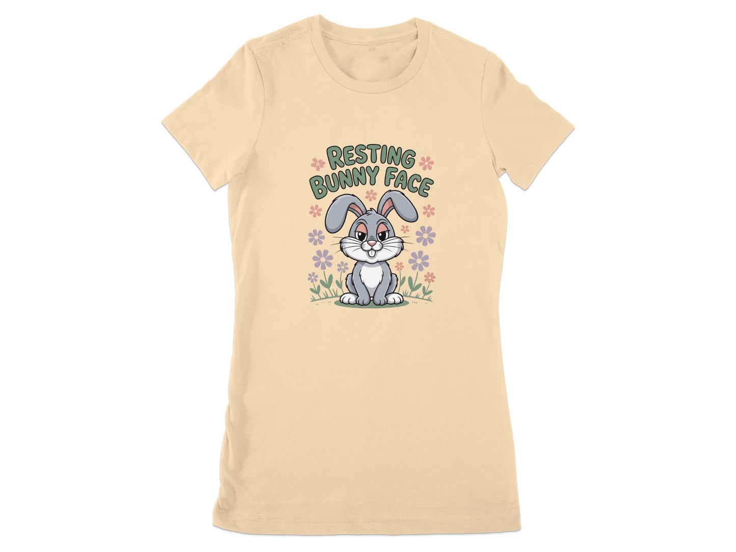 Resting Bunny Face Graphic Tee product type