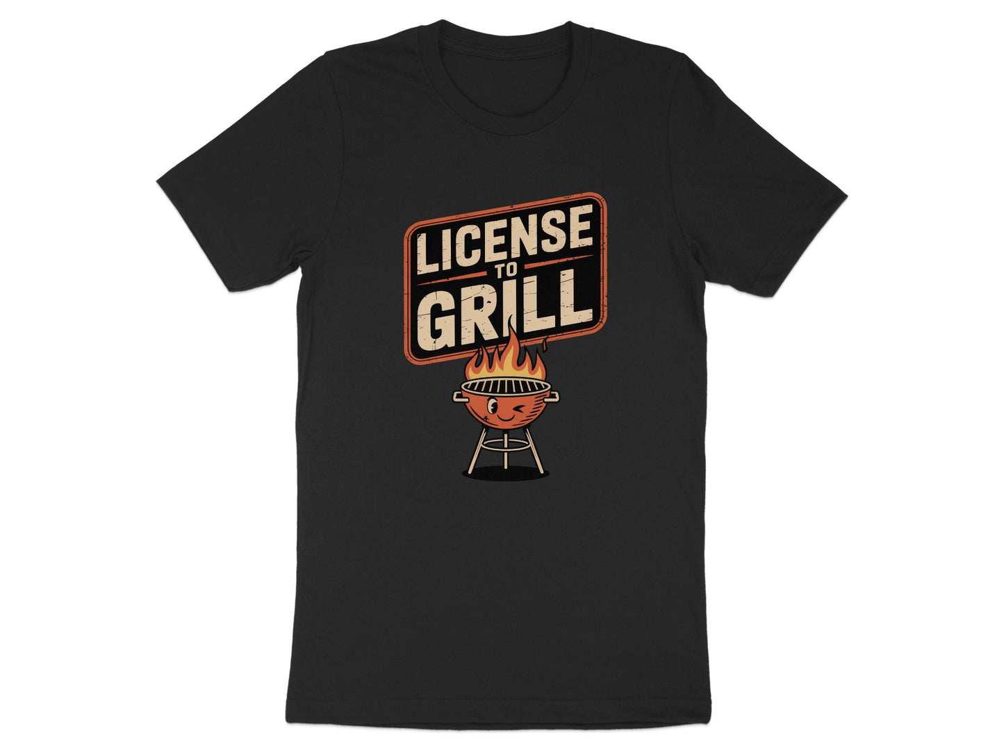 License to Grill BBQ Graphic T-shirt product type