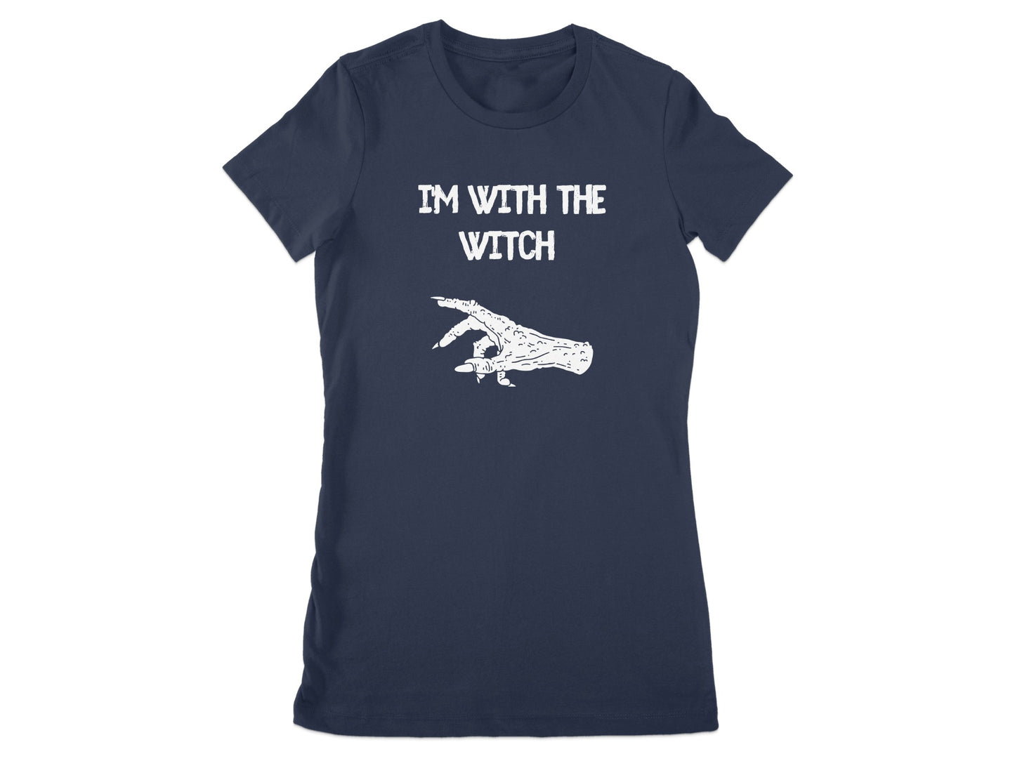 I'm With The Witch Graphic Print T-shirt product type