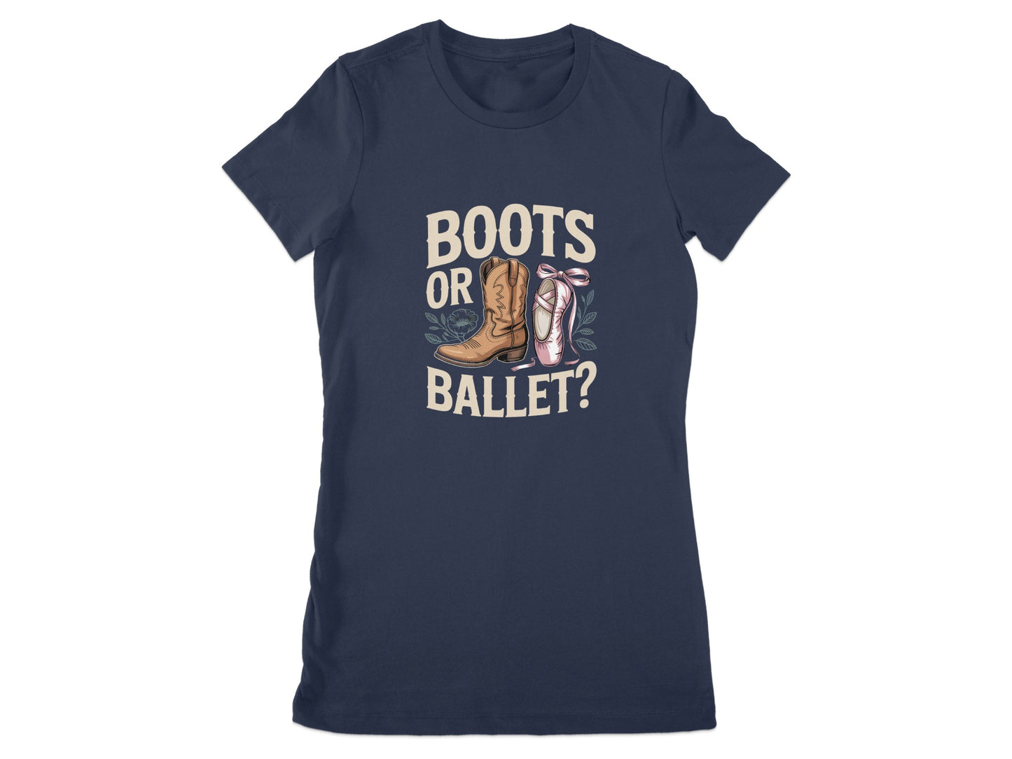 Boots or Ballet Graphic Women's T-shirt product type