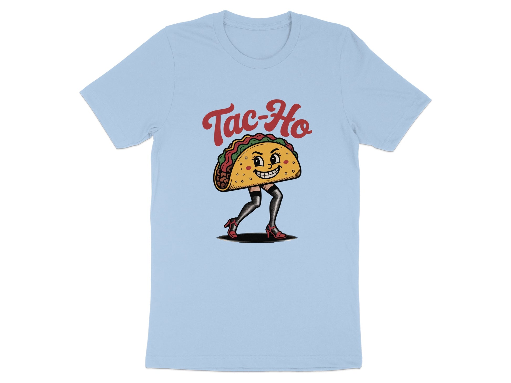 Fun Graphic Tac-Ho Smiling Taco Design T-Shirt product type